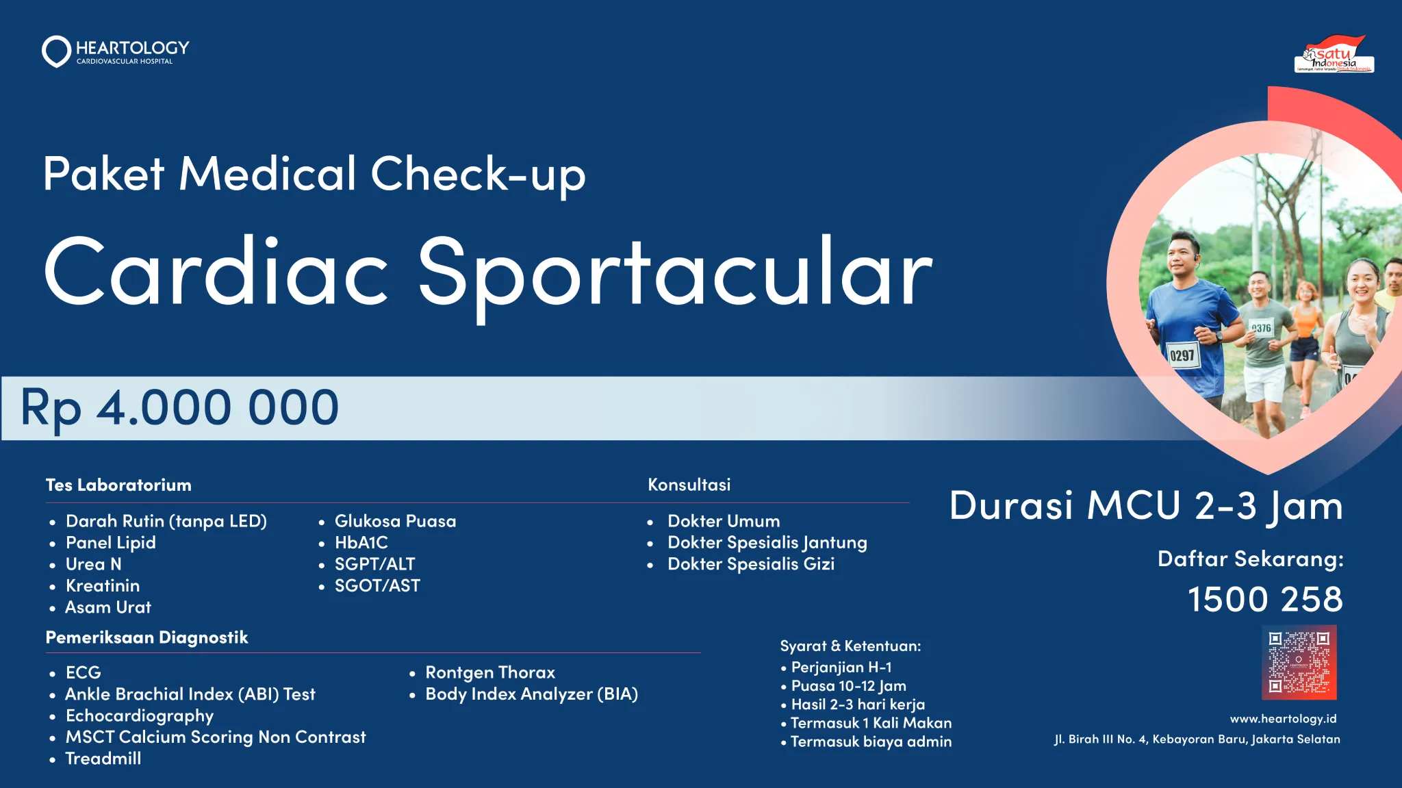 Paket Medical Check-Up Cardiac Sportacular